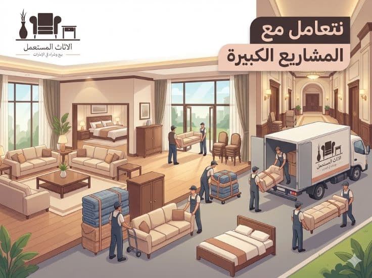 شراء اثاث مستعمل رأس الخيمة - أثاث فلل وفنادق