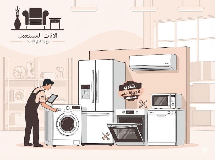 شراء اثاث مستعمل رأس الخيمة - أجهزة كهربائية مستعملة