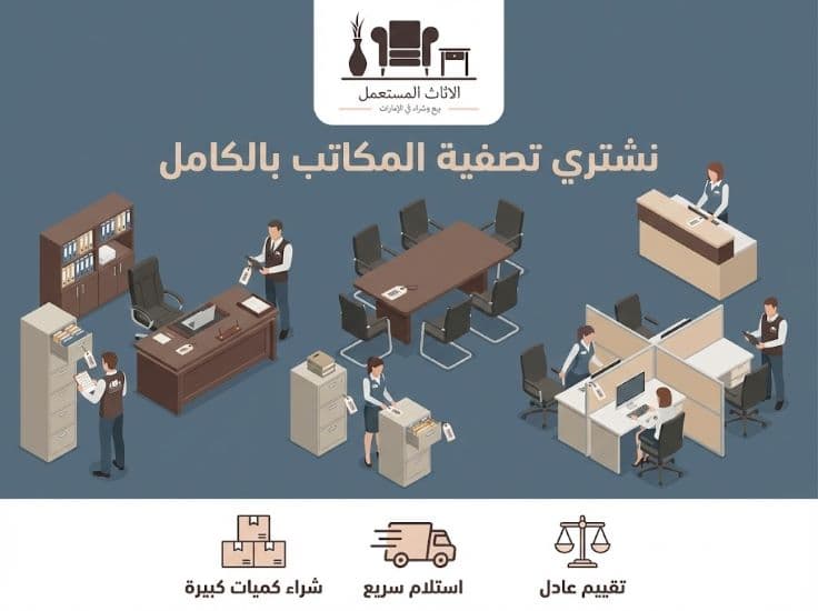 شراء اثاث مستعمل رأس الخيمة - اثاث مكتبي مستعمل