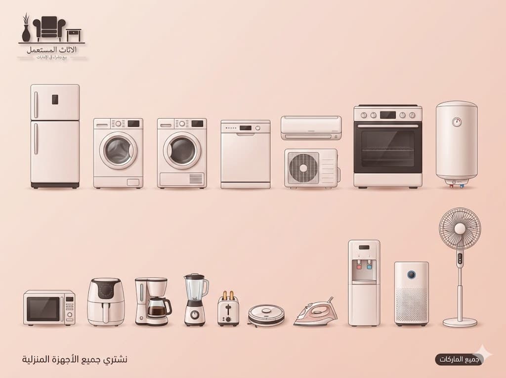 شراء الأجهزة المنزلية المستعملة في الإمارات