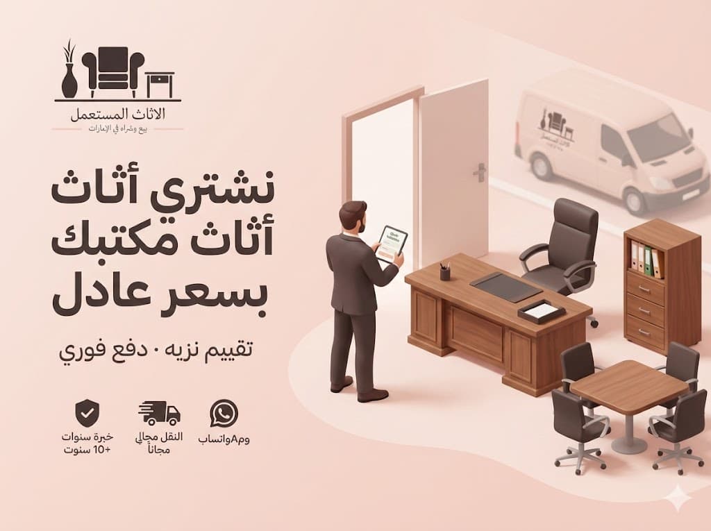 شراء الأثاث المكتبي المستعمل في الإمارات